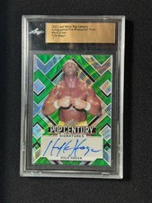 Hulk Hogan Signed 2022 Leaf Metal Pop Century Pre-production Proof #1/1 Auto