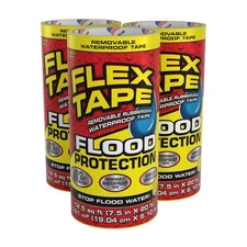 Flex Tape Flood Protection 7.50 in. x 20 ft. (3-Pack) (Yellow)