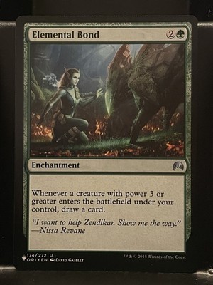 Elemental Bond NM MTG The List Mystery Booster