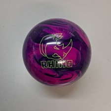 Brunswick Rhino Magenta/Navy/Purp 1st quality BOWLING ball 12 lb new in box 125