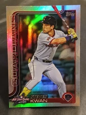 2025 Topps Update #ASG-43 Steven Kwan⭐All-Star Game Rainbow Foil⭐ Guardians 