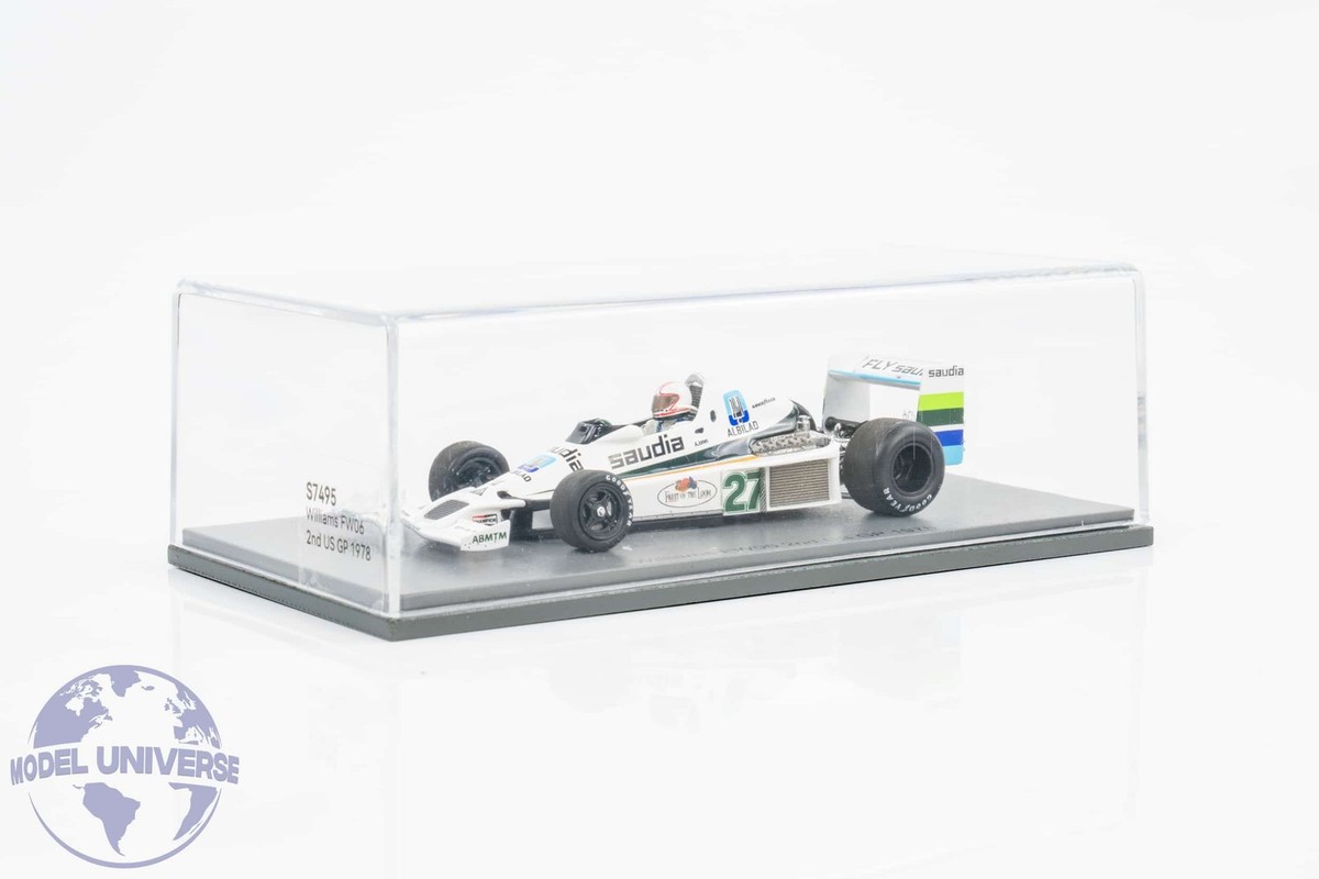 Spark - 1:43 Williams FW06 No.27 2nd US GP 1978 Alan Jones - Resin
