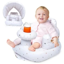 Inflatable Seat for Baby 3 Months and Up, Baby Chair Includes Removable 