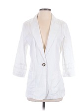 H By Halston Women White Blazer S