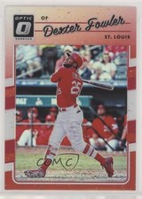 2017 Panini Donruss Optic Red Prizm 81/99 Dexter Fowler #141 0t2
