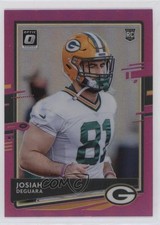 2020 Panini Donruss Optic Rookies Pink Prizm Josiah Deguara #142 0h4v