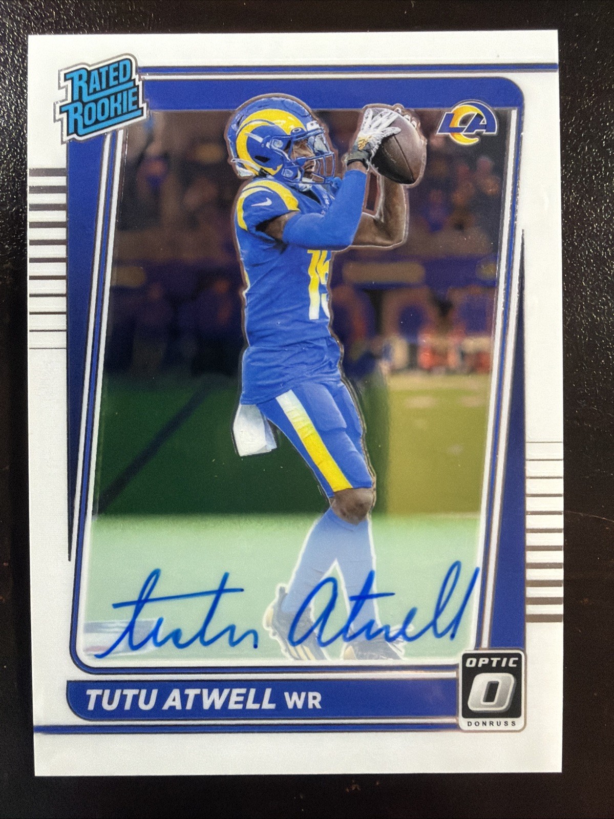 2021 Donruss Optic Tutu Atwell Rated Rookie Auto RC /150 #220