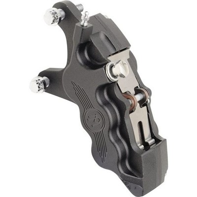 Performance Machine Six-Piston Differential-Bore F/L Brake Caliper Kit Black Ops