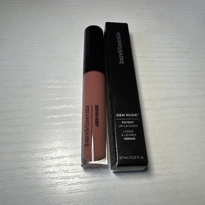 Bare Minerals BareMinerals Gen Nude Patent Lip Lacquer Gloss SQUAD FULL SIZE 