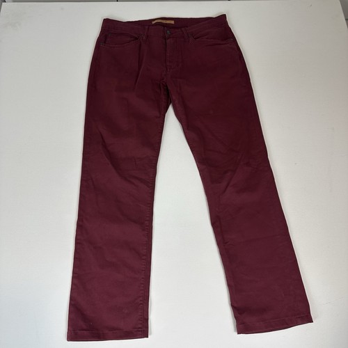 Joes Jeans The Brixton Uomo 32x28 Marrone Pantaloni Dritti e Stretti - Foto 1 di 11