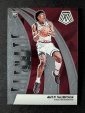 2023-24 Panini Mosaic AMEN THOMPSON Rookie RC Elevate Houston Rockets #13