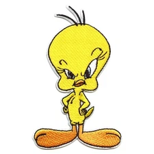 Official Looney Tunes Patch Sassy Tweety Embroidered Iron On