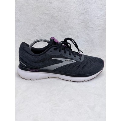 Brooks Trace 1 Womens Running Shoes Black Purple Size 11 B Sneaker