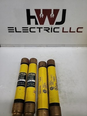 (Lot Of 4) BUSSMANN LPS-RK-7SP LOW PEAK 7AMP Dual Element Time Delay FUSES 