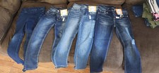 Lot of 4 Girls Jeans Size 6 6x KINDEGARDEN AND LEVI'S 3 NEW WITH TAGS