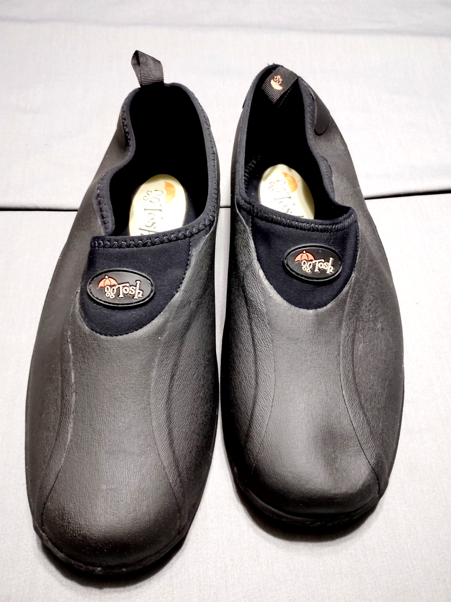 その他 Love NWOT Tosh Overshoe Pull On Galosh 11-11.5 M Black Vulcanized