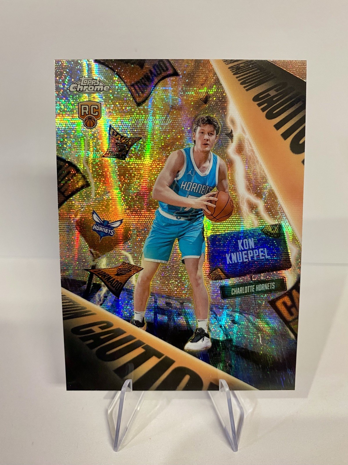 2025-26 Topps Chrome Kon Knueppel SSP CASE HIT RC Advisory AD-4 Hornets
