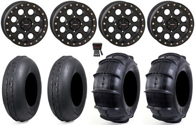 System 3 SB-7 15'' Wheels Black 33'' Sphinxx Tires Textron Wildcat XX