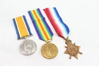 WW1 1914-15 Star Trio Named- Pte Name Removed Lanc Fus