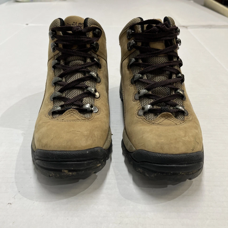 Timberland Botas de Senderismo para Mujer 6 Marrón Tostado Cuero Con Cordones Hasta el Tobillo Exterior Foto 4 de 4