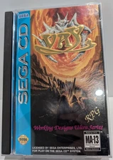 Vay Sega CD CIB With Manual + Map NO REG CARD 1993 Working Designs RPG