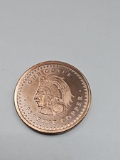 1 oz Aztec Calendar .999 Fine Copper Bullion Round Coin 