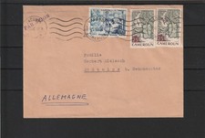 Kamerun Cameroun Brief Luftpost Yaounde nach Stolpe, 1962 #1100666