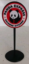 Panda Express Miniature Restaurant Drive Thru Sign. 3d Printed. 7" Tall. 