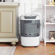 5.5 lbs Mini Top Load Washer Portable Washing Machine w/ Removable Spin-Dry Tub