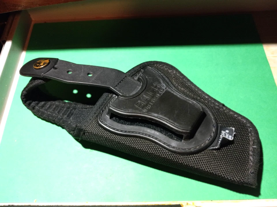 Bianchi nylon belt holster size 13 full size auto glock 17 sig p226 ruger p89 - Image 2 of 3