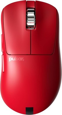 Pulsar Xlite V3 eS Wireless Medium Gaming Maus, Limited Edition, Ergonomisch, Rot