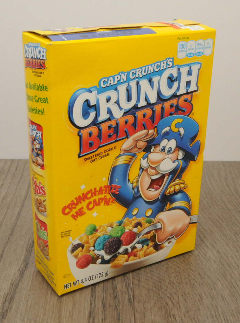 Vintage Cap'n Crunch's Crunch Berries Cereal 4.4 Oz Full Box