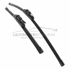 Front Windscreen Wiper Blades Pair Set BMW X1 F48 SUV 6/2015-> Exact Fit