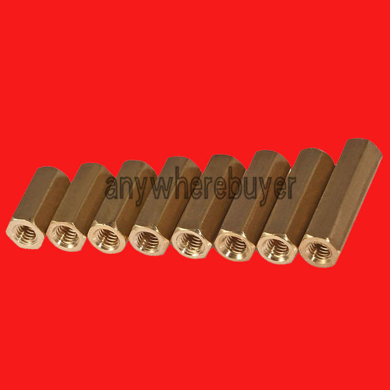 Spacer 4-20mm Female Pillar PCB Board Standoff Brass M3 Hexagonal Screw Nut
