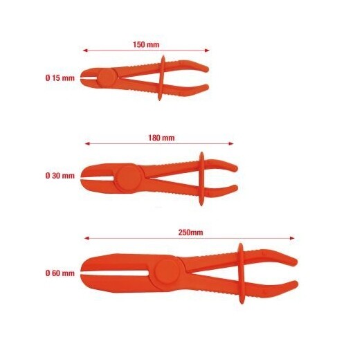 Schlauch-Abklemm-Zangen-Satz, 3-tlg KS TOOLS 115.5050 - Bild 1 von 6