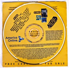 WARCON PROMO America Online Collectible / Install Disc, Vintage AOL CD