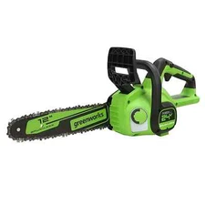 Greenworks 24V Cordless Chainsaw 12 inch Bar and Chain - Tool Only