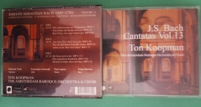 3 CD Set - Bach - Cantatas Volume 13 - Ton Koopman