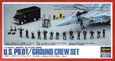 Hasegawa 35007 (X72-7) 1/72 US Pilots and Crew Set – USA Shipping