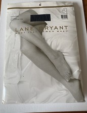 Lane Bryant Pantyhose Daysheer Reinforced Toe NAVY Sz D 100 Nylon NOS Open Pkg