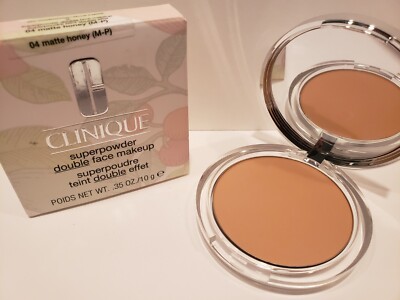 Clinique ~ Superpowder Double Face Makeup ~ #04 Matte Honey ~ 0.35 oz ~NIB