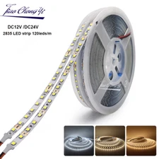 2835 LED light strip 120leds/m DC12V 24V Flexible LED Tape white LED light bar