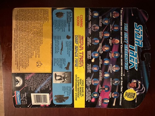 Vintage 1994 Playmates Star Trek TNG-ESOQQ- action figure NEW - Picture 3 of 3