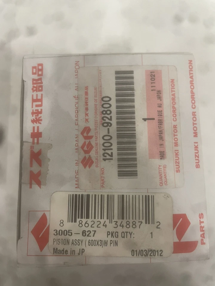 NUEVO Conjunto de pistones Arctic Cat genuino OEM 3005-627 para ZRT 600 Foto 3 de 3