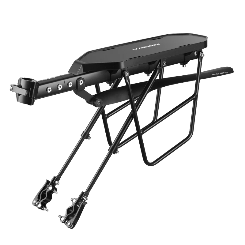 ROCKBROS Portabicicletas Trasero Portabicicletas Alforja Equipaje Carga con Guardabarros Luz Trasera MTB Foto 4 de 4