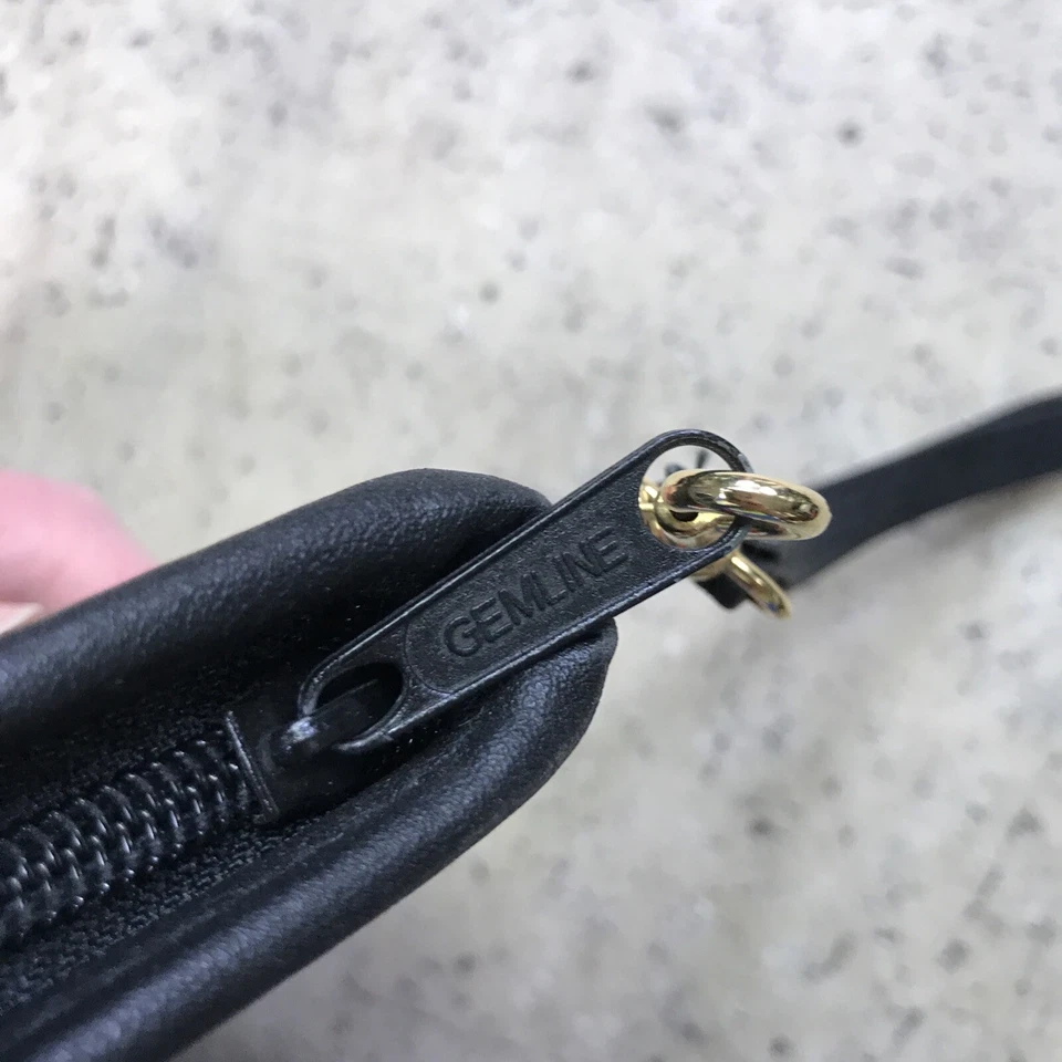 Большой кожаный дорожный бумажник портфолио GEMLINE на молнии вокруг - изящный! Быстрая доставка! - Изображение 3 из 4