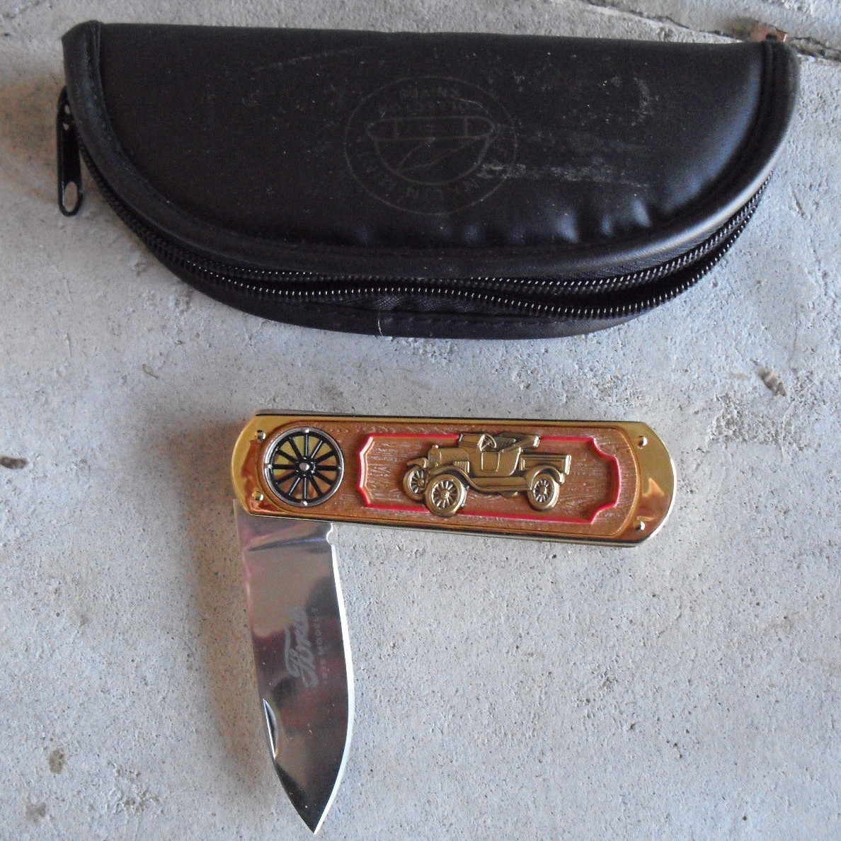 Franklin Mint 1925 Ford Model T Car Folding Knife with Bag | eBay