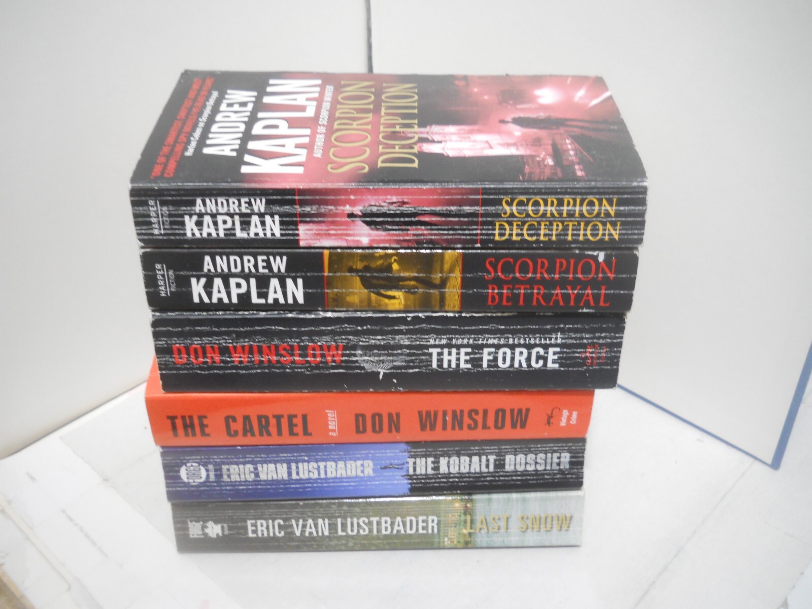 Lot of 6 Best Seller Novels ~ Mixed Genre gently read ~ Free S&H # 1 T