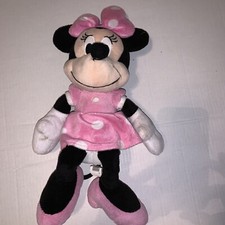 MINNIE MOUSE Pink Dress Disney Junior Mickey Mouse Clubhouse Stuffed Plush 16"