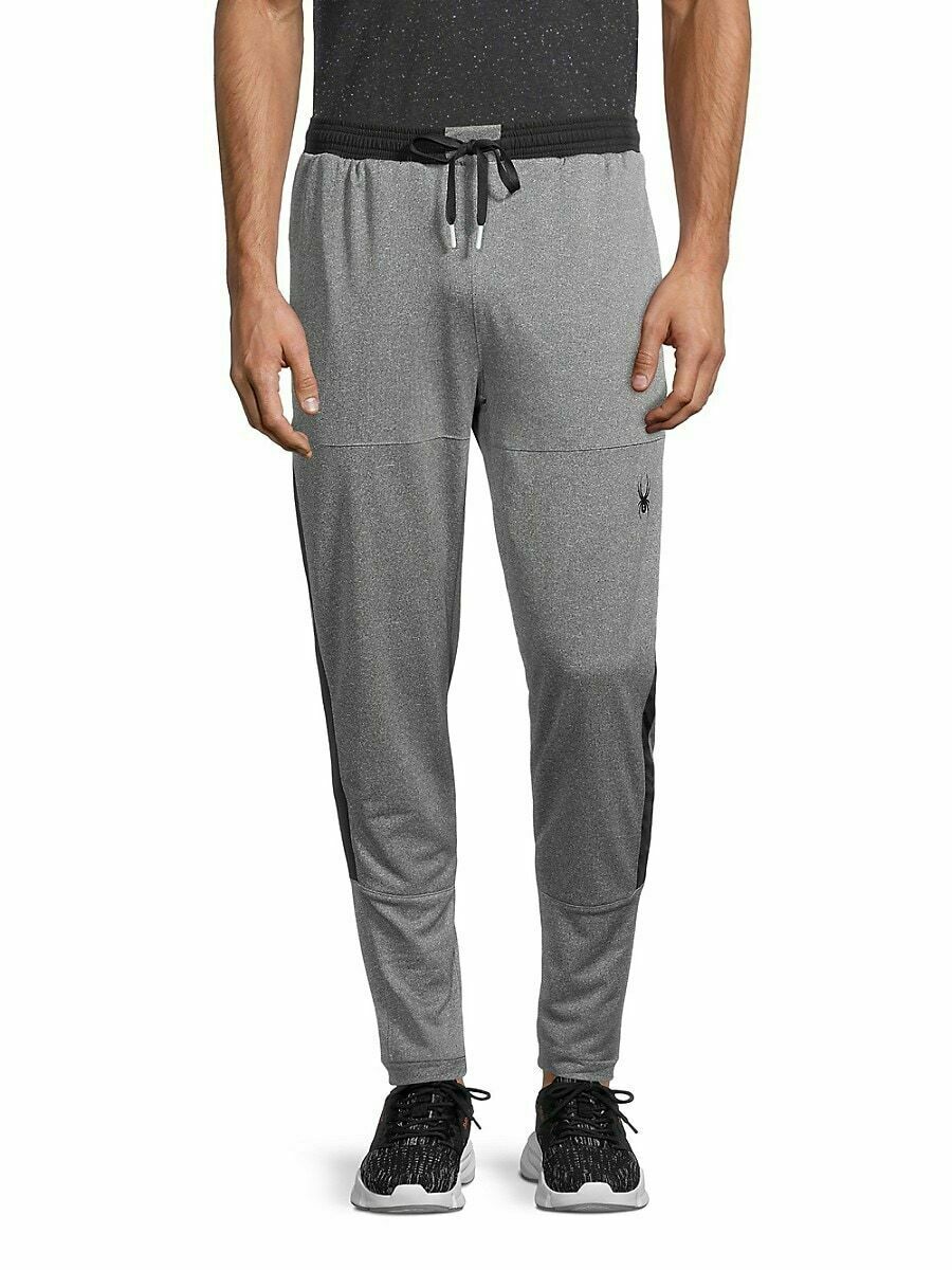 NWT $98 SPYDER Spyder Men's Gray Jogger Active Sweatpants Pants